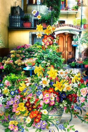 风景印花华亿平台图片