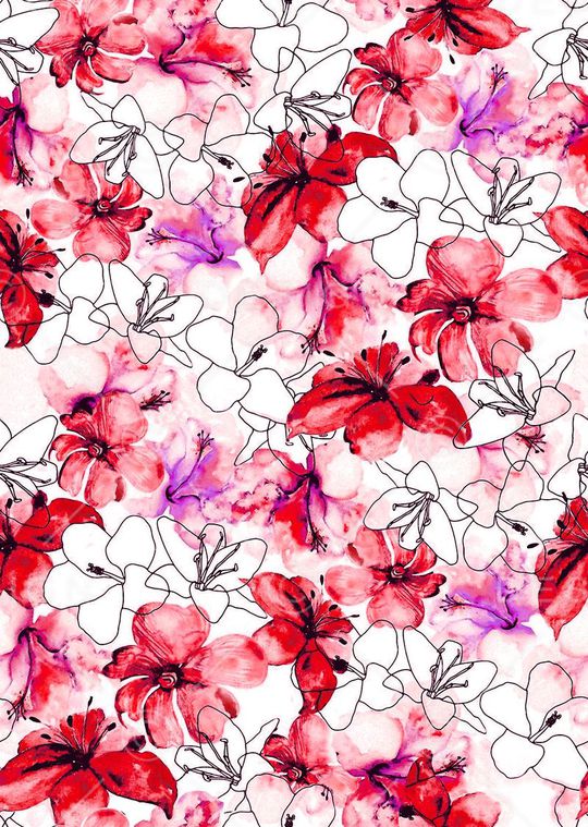 复古印花华亿平台图片