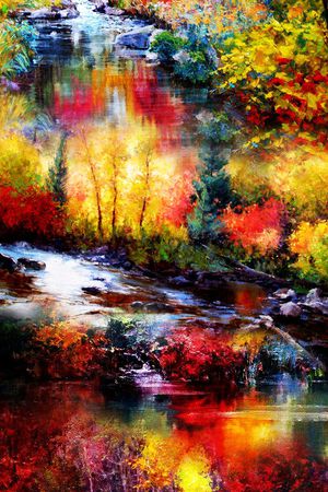 抽象印花华亿平台图片