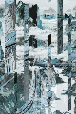 中国风印花华亿平台图片