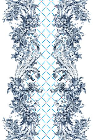 欧式印花华亿平台图片