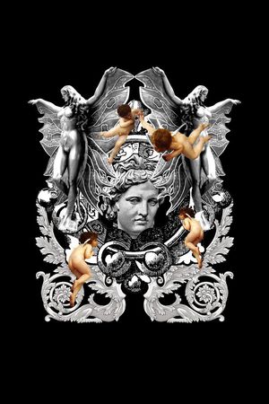 潮流时尚印花华亿平台图片