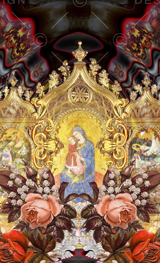 潮流时尚印花华亿平台图片