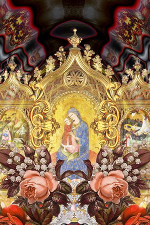 潮流时尚印花华亿平台图片