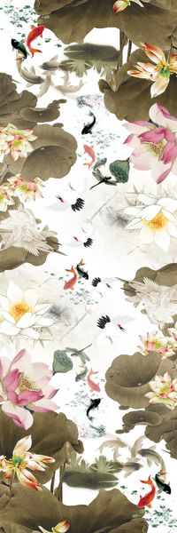 中国风印花华亿平台图片