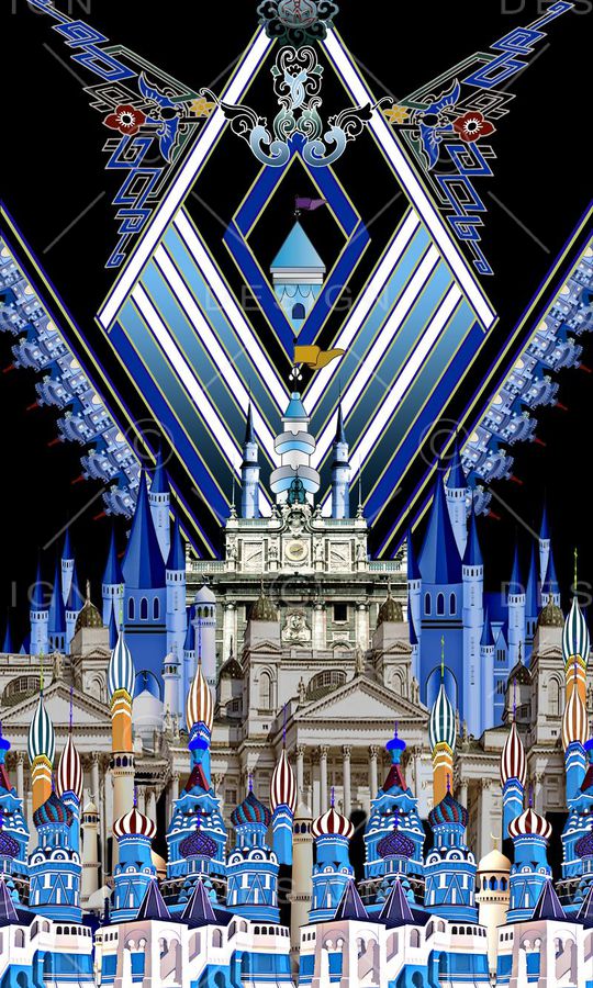 城堡印花华亿平台图片