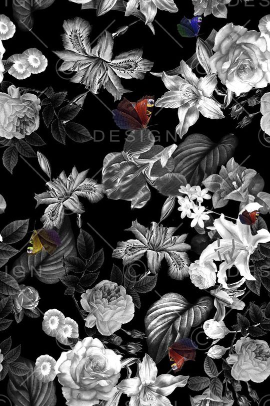 黑白印花华亿平台图片