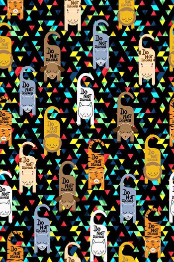 490442-趣味几何卡通动物