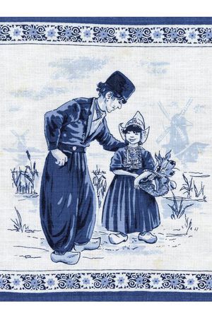 欧洲复古人物印花华亿平台图片