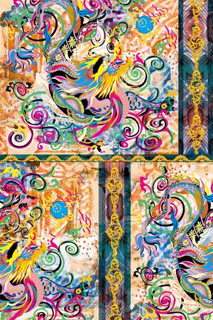 民族风印花华亿平台图片