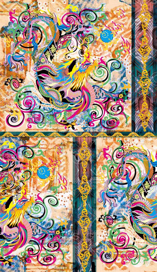 民族风印花华亿平台图片