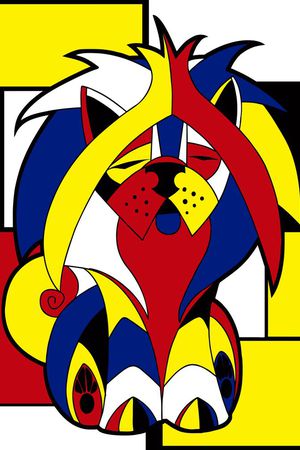 动物形状印花华亿平台图片