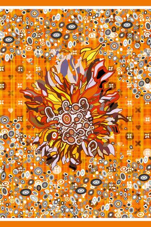 几何印花华亿平台图片