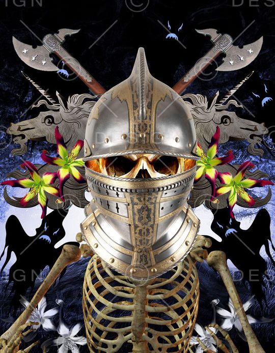 骷髅印花华亿平台图片