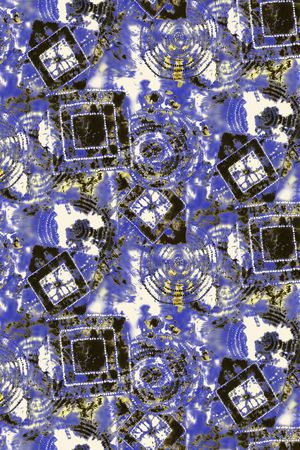 几何印花华亿平台图片