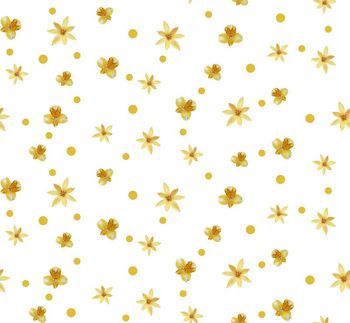 490524-潮流时尚大花朵与波点图案