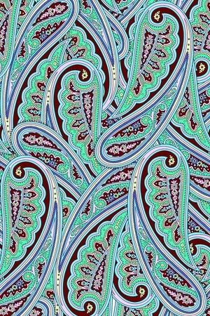 佩斯利印花华亿平台图片