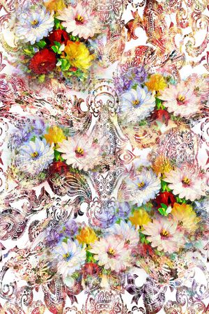 佩兹利印花华亿平台图片