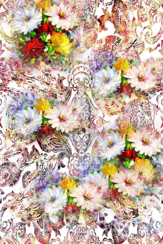 佩兹利印花华亿平台图片