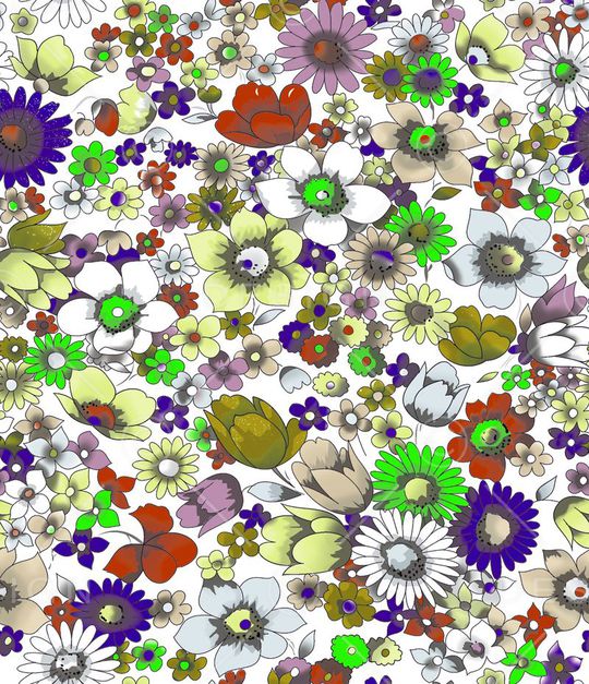 花卉花朵印花华亿平台图片