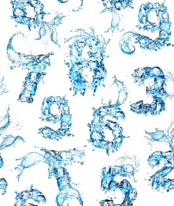 490647-时尚潮流前卫超酷动感立体水数字花卉