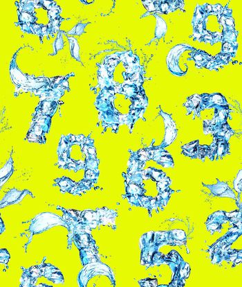 490648-时尚潮流前卫超酷动感立体水数字花卉