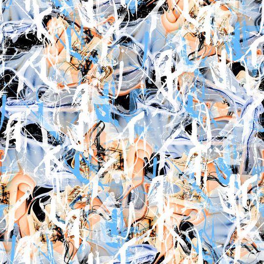 笔触印花华亿平台图片