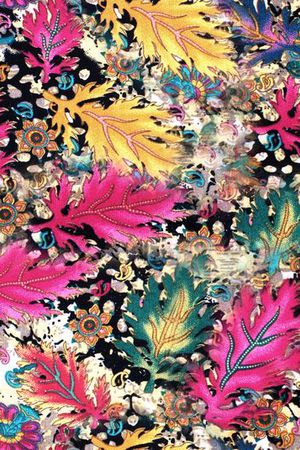 花卉树叶印花华亿平台图片