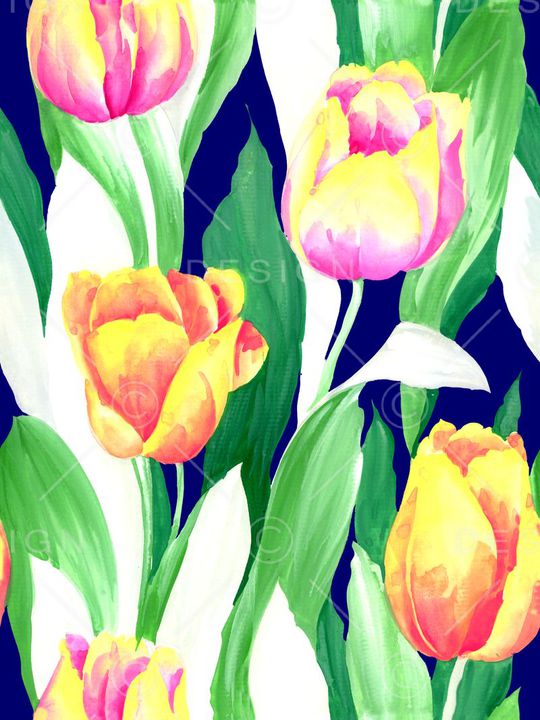 植物印花华亿平台图片