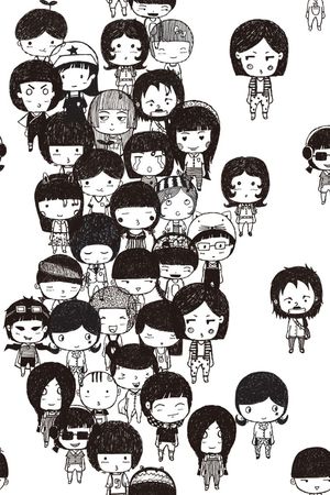 黑白印花华亿平台图片