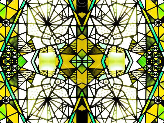 几何印花华亿平台图片