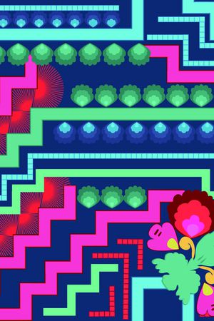 传统  花卉  民族印花华亿平台图片