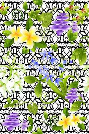 清新变形格底华亿平台印花华亿平台图片