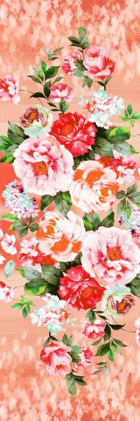 牡丹印花华亿平台图片