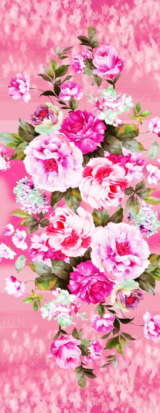 牡丹印花华亿平台图片