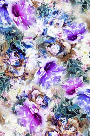 清新印花华亿平台图片