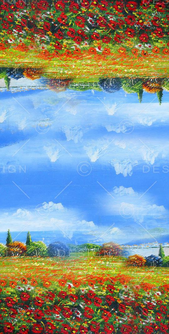 油画风印花华亿平台图片