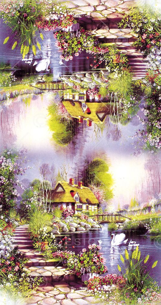 油画长丝巾印花华亿平台图片