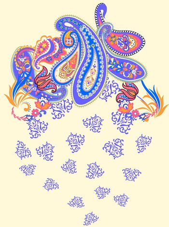 491238-波西米亞腰果時尚定位花