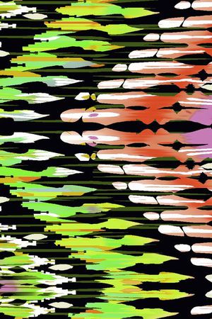 波浪条印花华亿平台图片