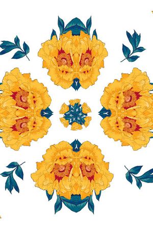 抽象印花华亿平台图片