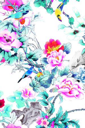 满版华亿平台印花华亿平台图片