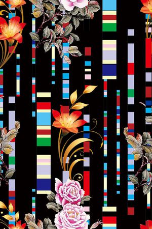 时尚印花华亿平台图片