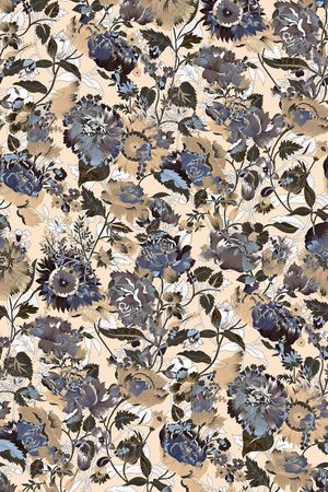 窗帘布印花华亿平台图片