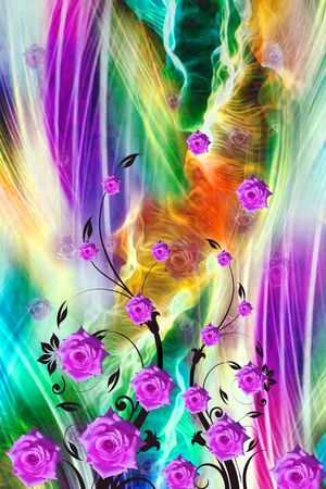 写意印花华亿平台图片