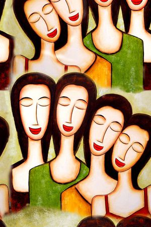 人物像印花华亿平台图片