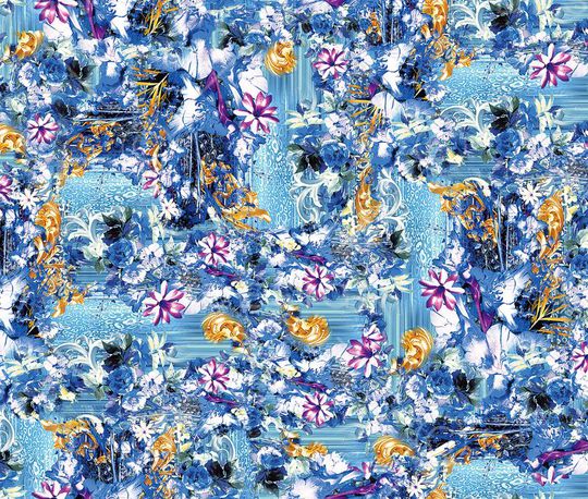 中国风印花华亿平台图片