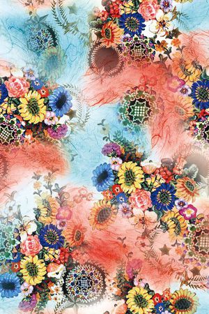 中国风印花华亿平台图片