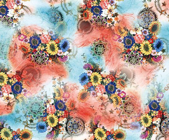 中国风印花华亿平台图片