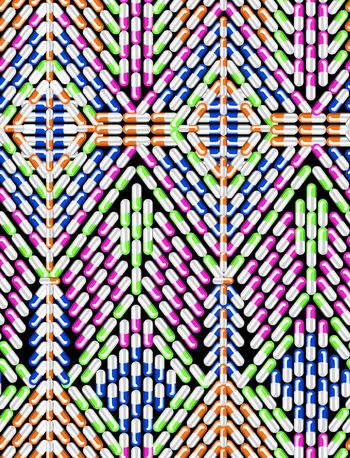 491742-時尚药丸形圖案印花